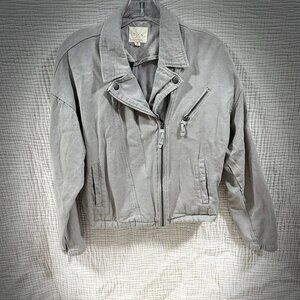 TS by Thread & Supply Cotton Biker Style Jacket - Size Medium - Like New